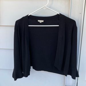 Black Talbots Shrug Sweater Size 6